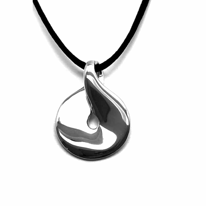 Infinity silver pendant