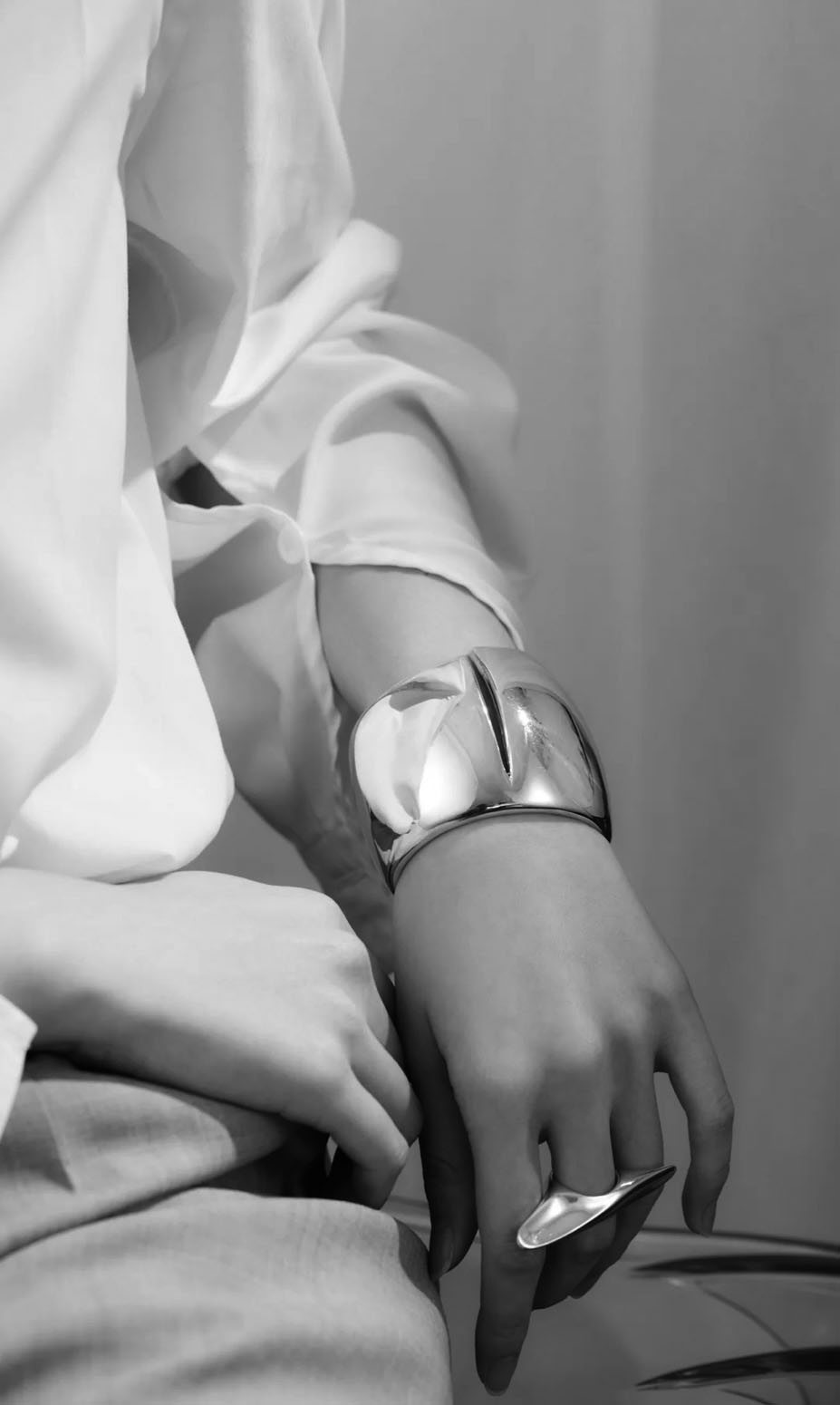 Brazalete de plata CLASICA