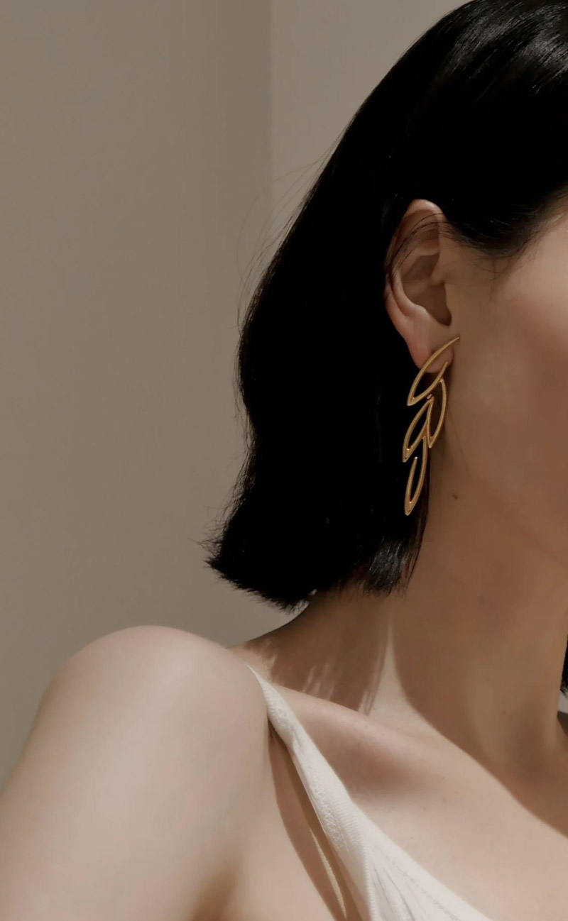 Pendientes de Plata Vermeil OLIVA