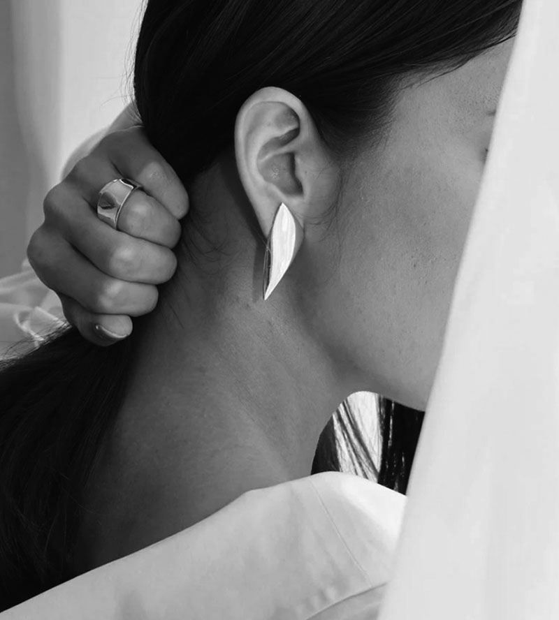 Pendientes de plata GESTO