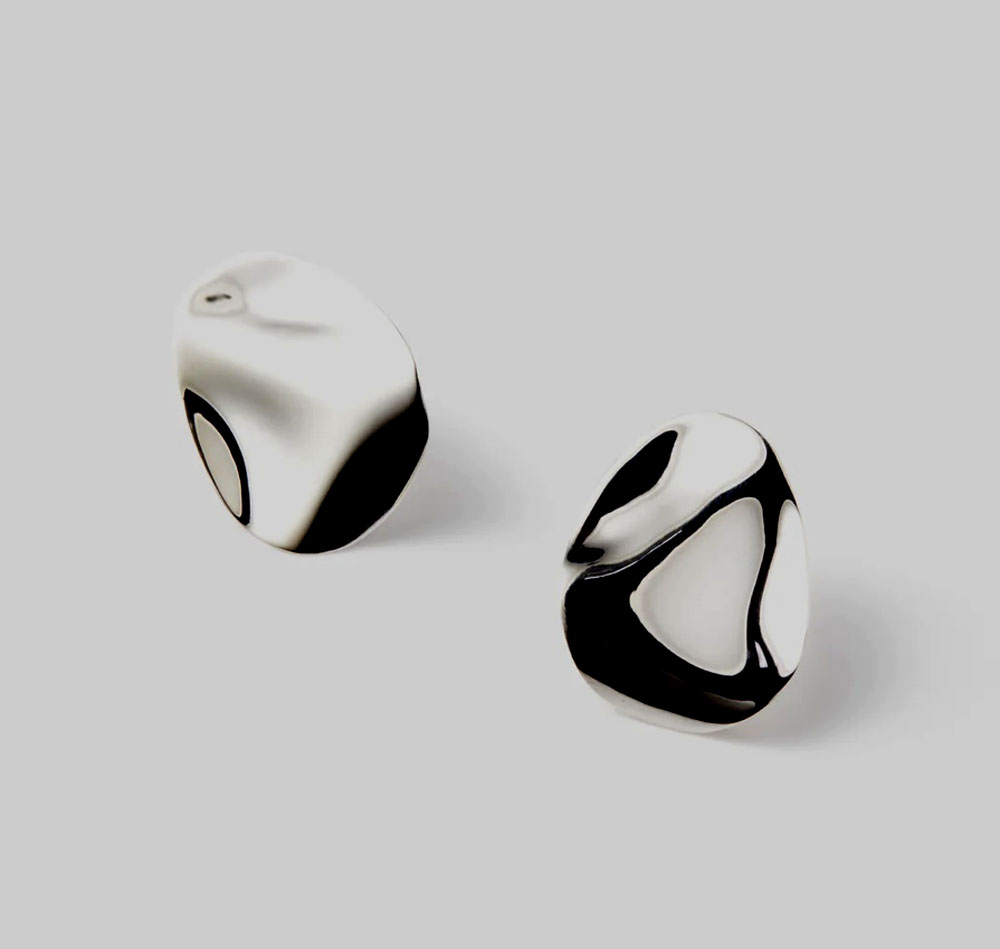 Pendientes de plata ONDAS