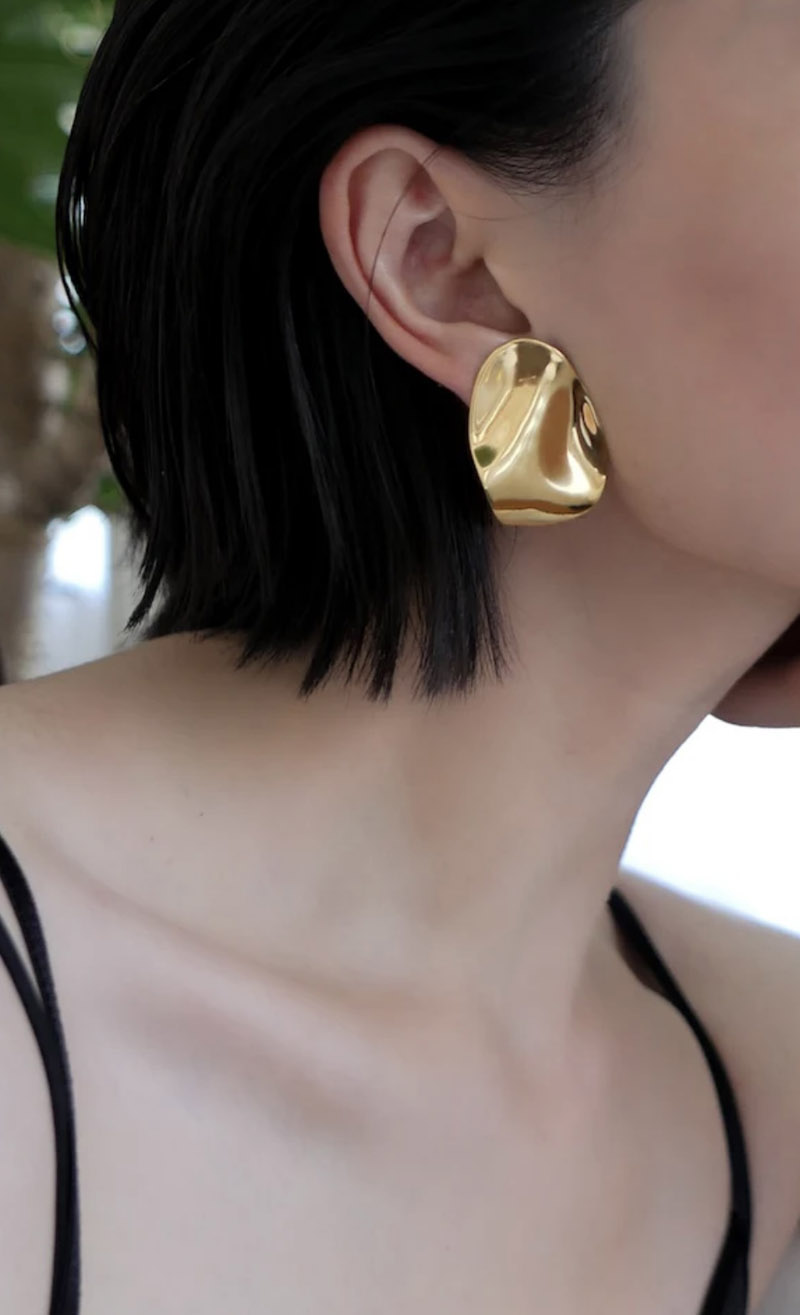 Pendientes de Plata Vermeil ONDAS