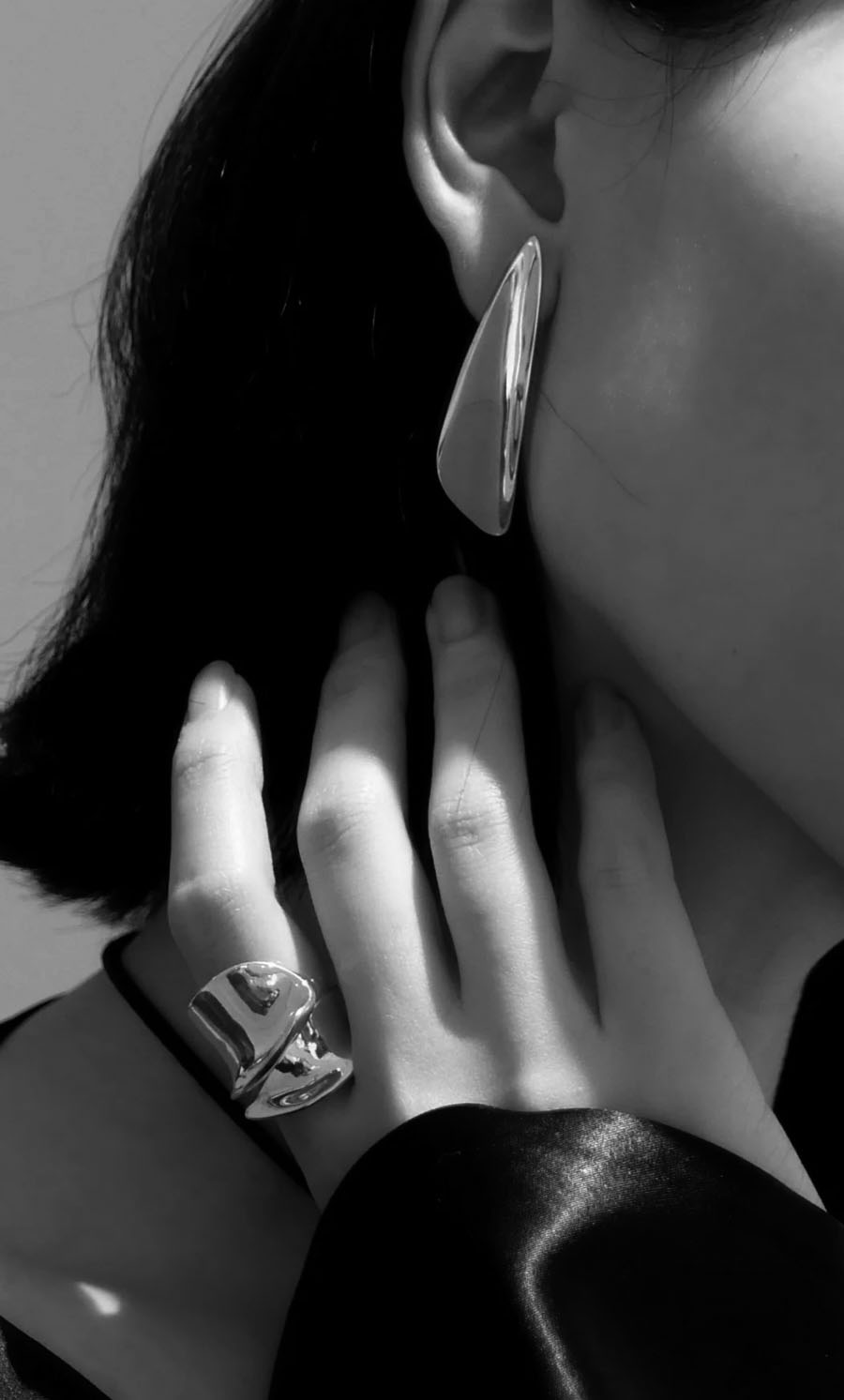 Pendientes de plata LINÈA